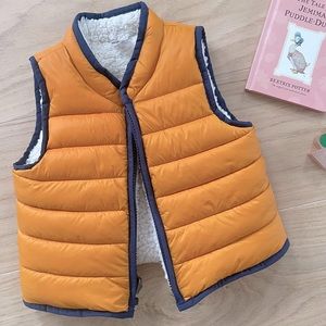 Baby Gap Sherpa Lined Puffer Vest 6-12 month